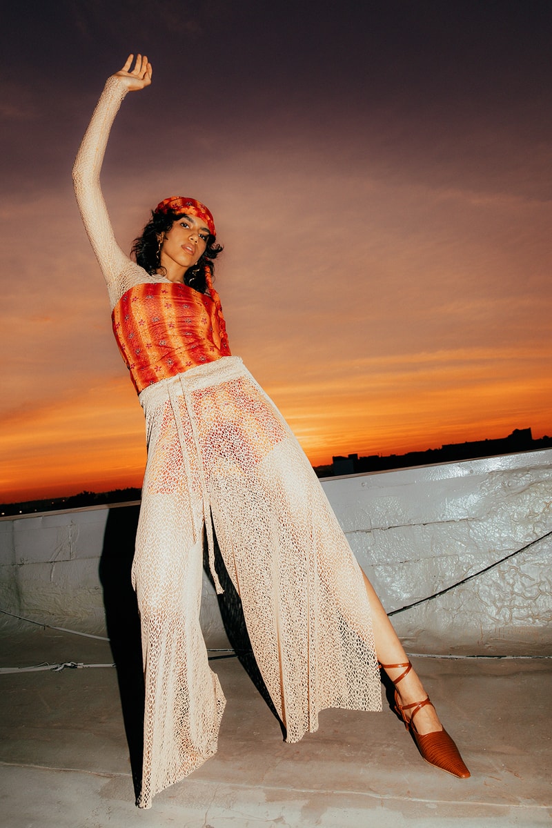 sabrina olivera soldaderas collection pants lookbook hats shoes flats 
