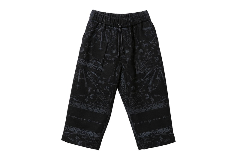 sacai dr woo kids fall winter capsule collaboration bandana print jackets skirts shirts chitose abe release