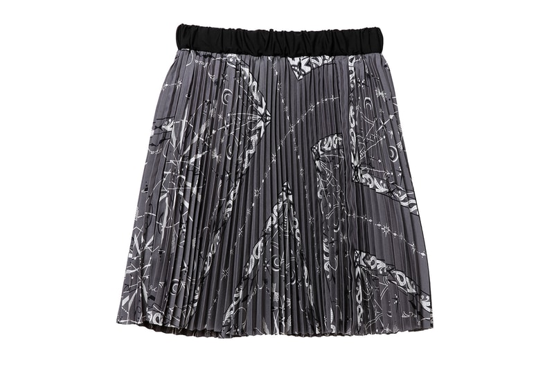 sacai dr woo kids fall winter capsule collaboration bandana print jackets skirts shirts chitose abe release
