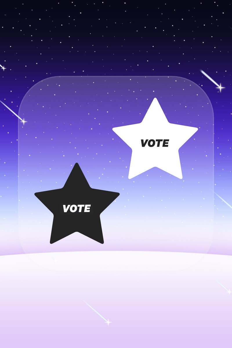 Starface Vote Star Pimple Patches Acne Sticker Treatment US ELection Campain