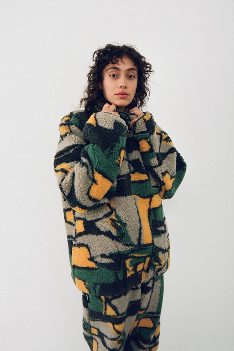 stussy fall womenswear collection lookbook hoodies fleece jackets knit sweaters 