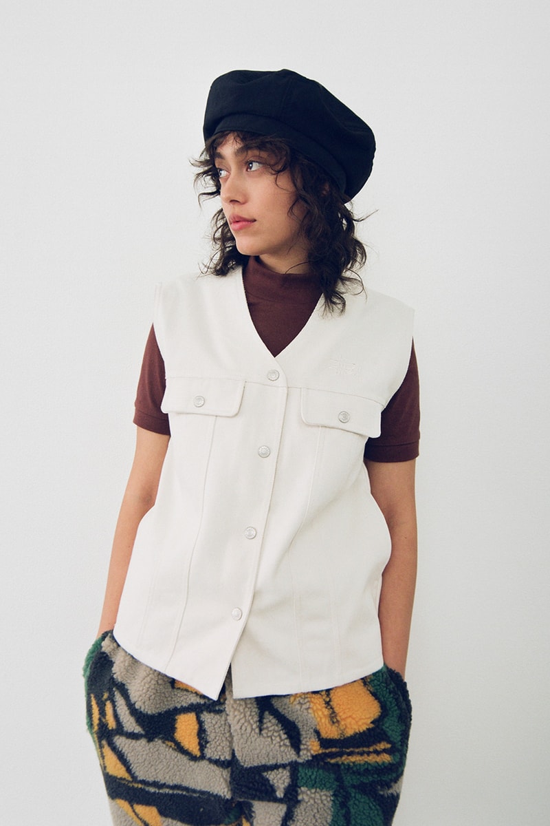 stussy fall womenswear collection lookbook hoodies fleece jackets knit sweaters 