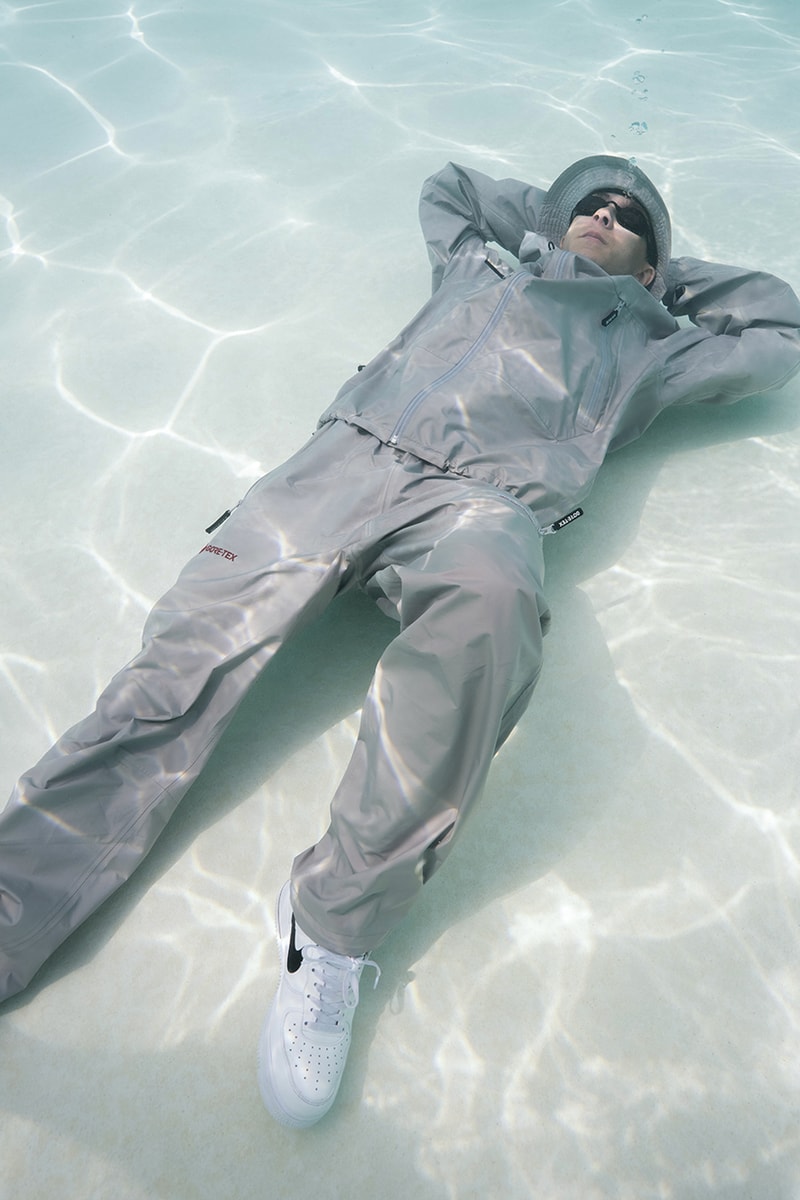 stussy gore-tex fall capsule collaboration shell jacket pants bucket hat waterproof release info 
