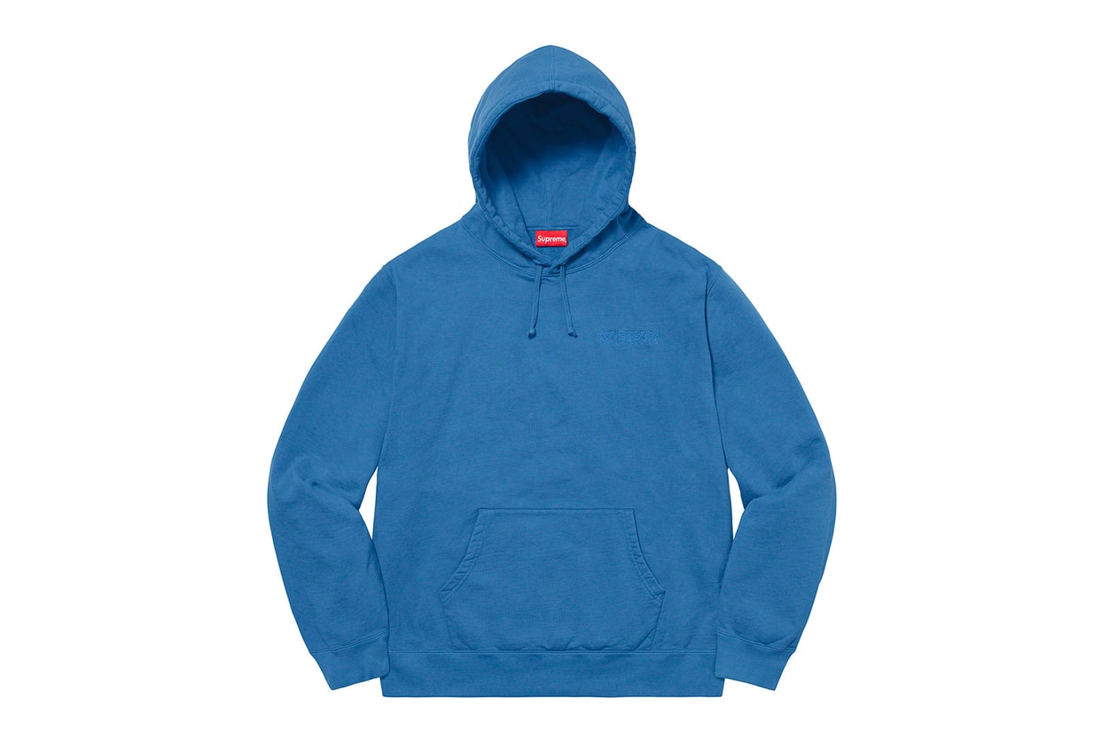 supreme the smurfs collaboration full look leather jackets gore-tex hoodies beanies release info