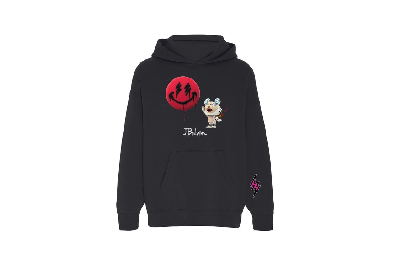 takashi murakami j balvin collaboration drop 4 hoodies t shirts sweatshirts colores album green black flower