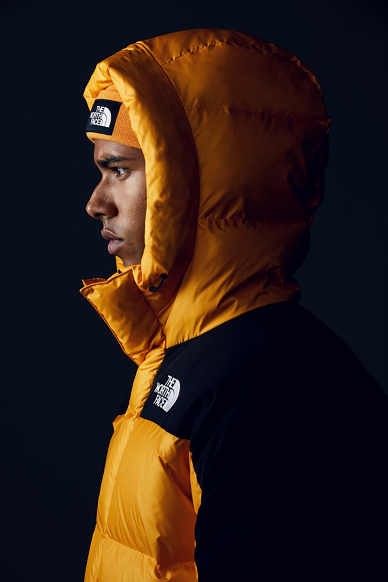 the north face fall winter collection jackets parka outerwear bags beanies yellow summit gold colorway