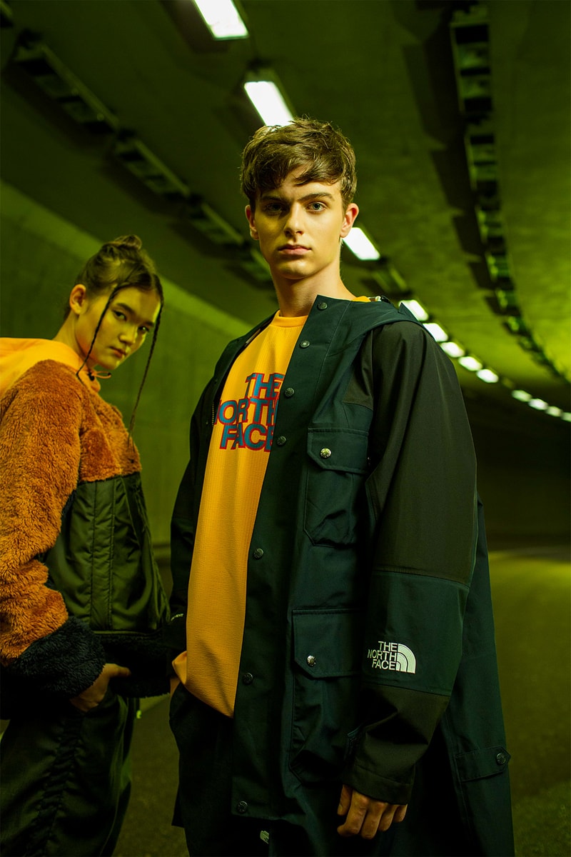 the north face tnf urban exploration fall winter the bright city trotter gold capsule fleece jackets puffers outerwear pants release