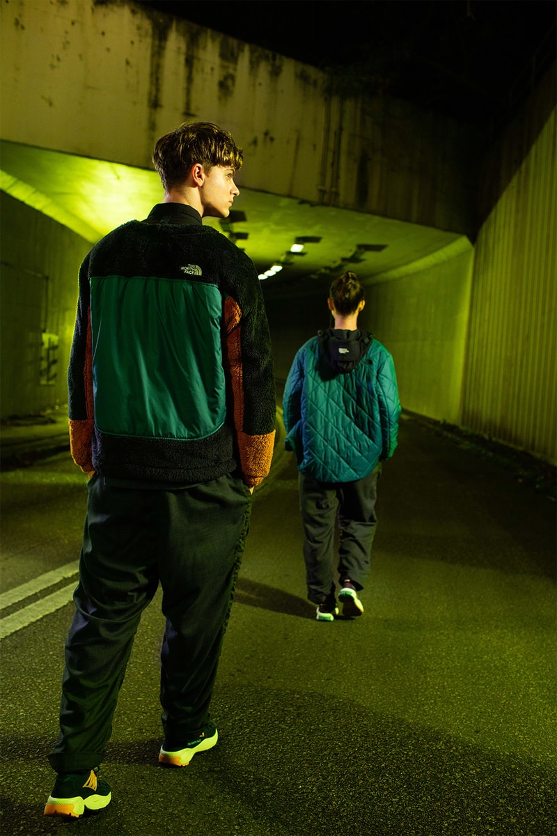 the north face tnf urban exploration fall winter the bright city trotter gold capsule fleece jackets puffers outerwear pants release