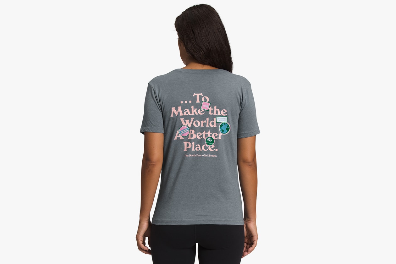 the north face girl scouts t-shirt collaboration maureen beck climber covid19 support release