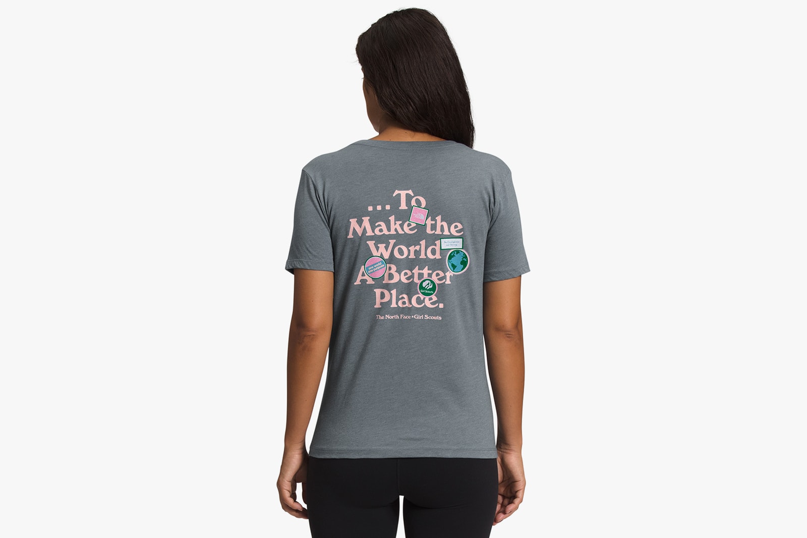 the north face girl scouts t-shirt collaboration maureen beck climber covid19 support release