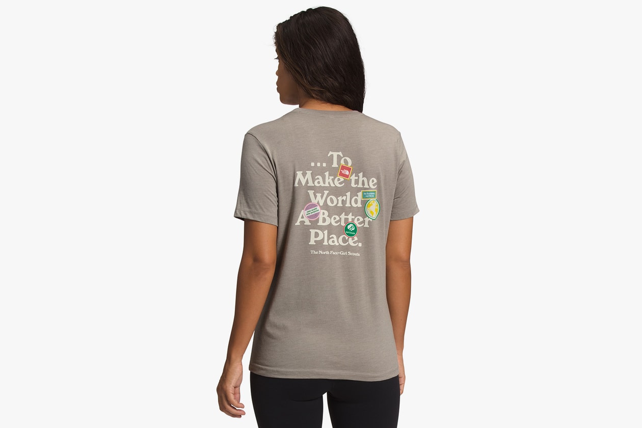 the north face girl scouts t-shirt collaboration maureen beck climber covid19 support release