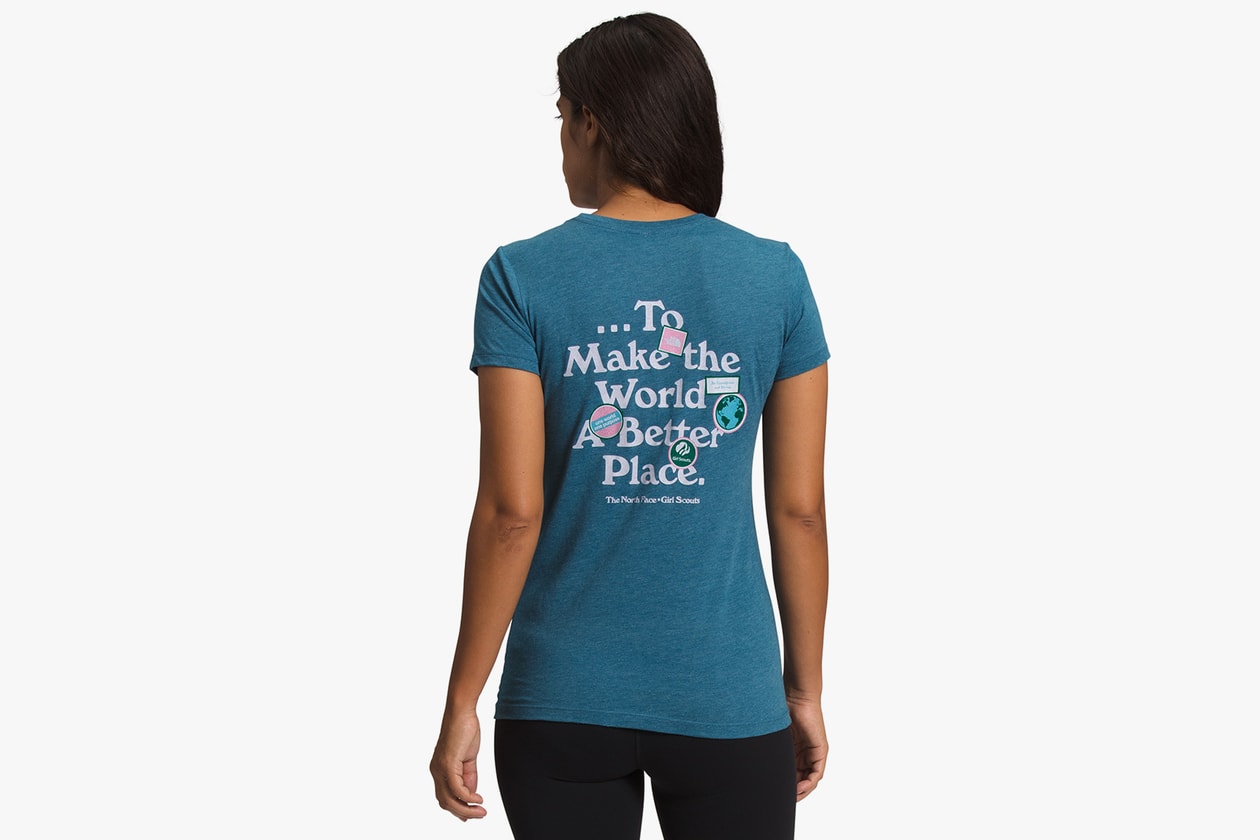 the north face girl scouts t-shirt collaboration maureen beck climber covid19 support release