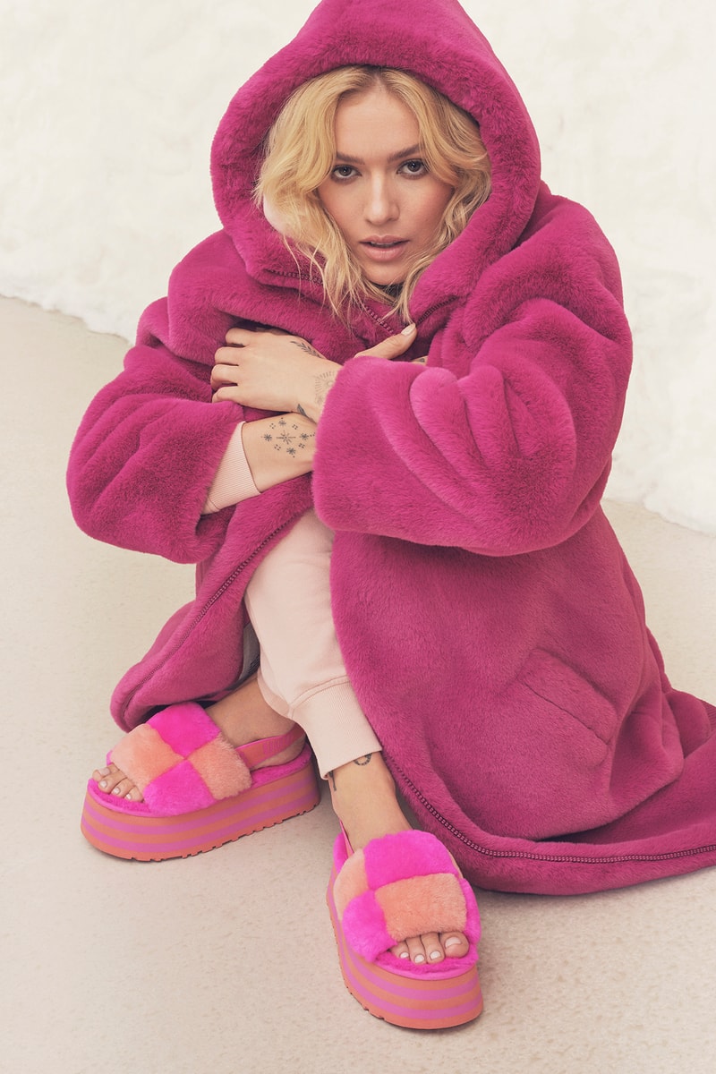 UGG Fall/Winter 2020 Collection Coat Pink