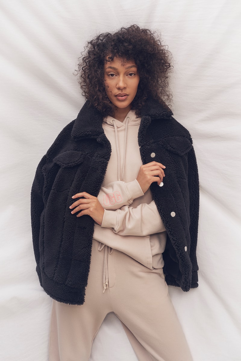 UGG Fall/Winter 2020 Collection Sherpa Jacket Black