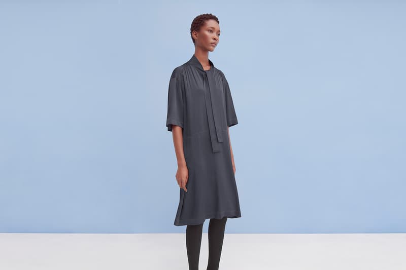 uniqlo winter dress women Women's Smooth Souffle Yarn Flare Dress | Turtleneck
