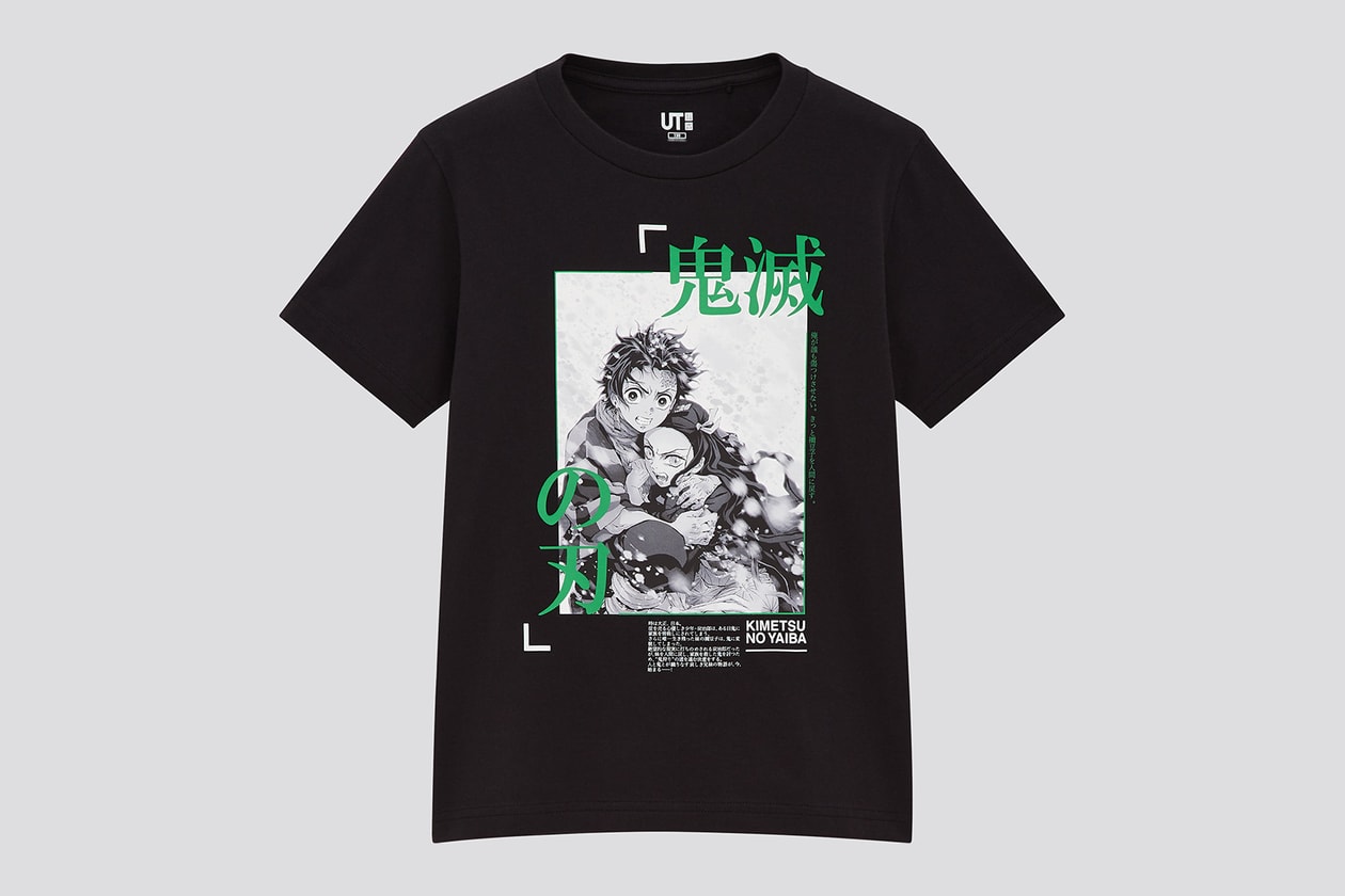 uniqlo ut demon slayer kimetsu no yaiba t-shirts bags second drop collaboration anime manga release tanjiro kamado