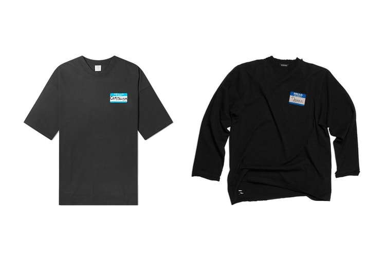 Vetements Calls Out Balenciaga for Copying T-Shirt Design