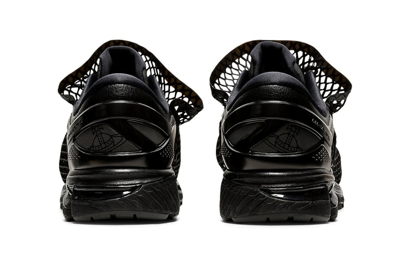 vivienne westwood asics gel kayano 26 white black netting sack sneakers collaboration release price