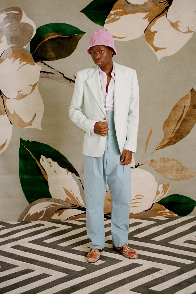 vivienne westwood spring summer 2021 lookbook video tailoring suits cardigans isamaya ffrench georgia palmer dott cotton clown 