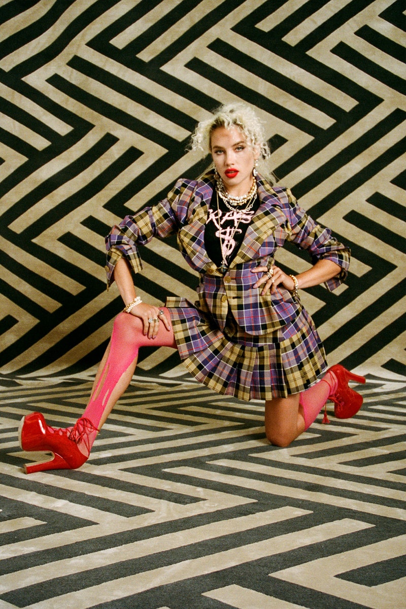 vivienne westwood spring summer 2021 lookbook video tailoring suits cardigans isamaya ffrench georgia palmer dott cotton clown 