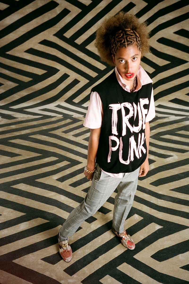 vivienne westwood spring summer 2021 lookbook video tailoring suits cardigans isamaya ffrench georgia palmer dott cotton clown 