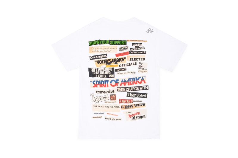 When We All Vote x Dover Street Market Voting Merch Selena Gomez Hoodie Matt McCormack T-Shirt