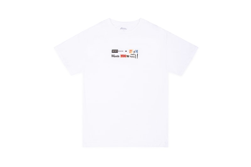 When We All Vote x Dover Street Market Voting Merch Selena Gomez Hoodie Matt McCormack T-Shirt