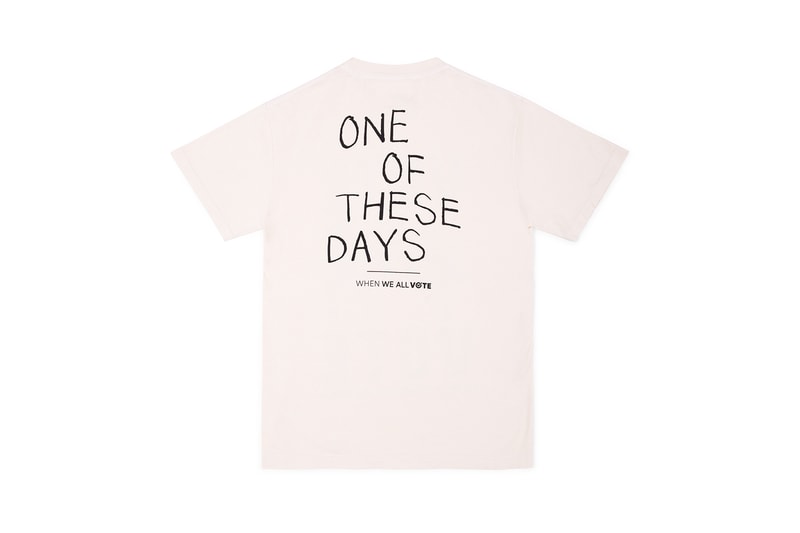 When We All Vote x Dover Street Market Voting Merch Selena Gomez Hoodie Matt McCormack T-Shirt