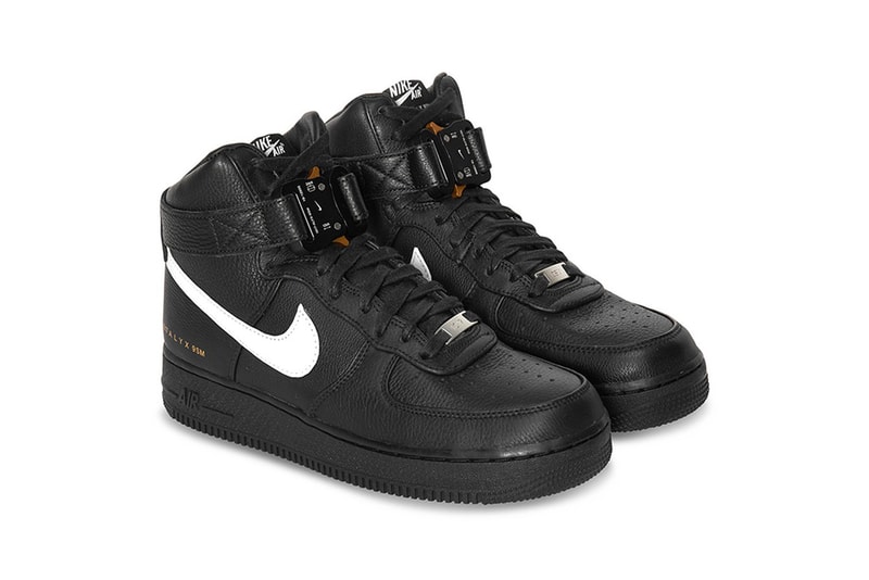 1017 ALYX 9SM x Nike Air Force 1 High Black White