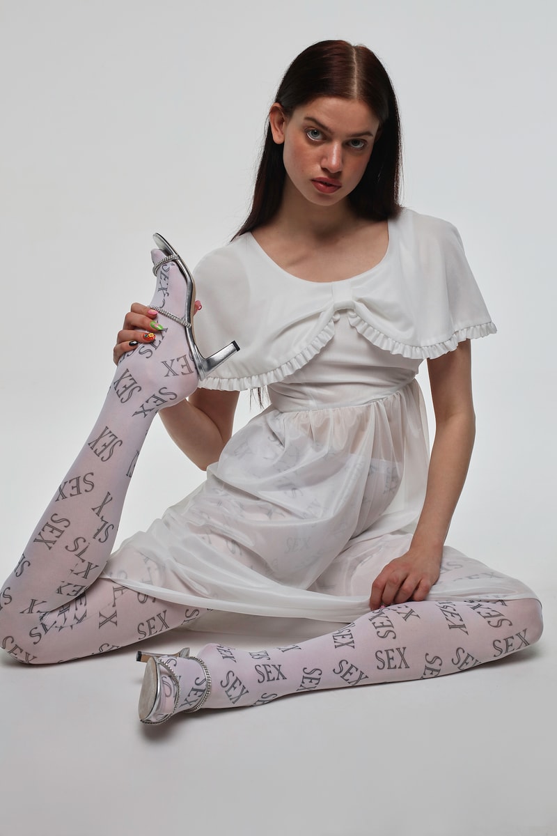 Ashley Williams Spring/Summer 2021 Lookbook Collection Prints Britannia Sex Purell Print COVID-19