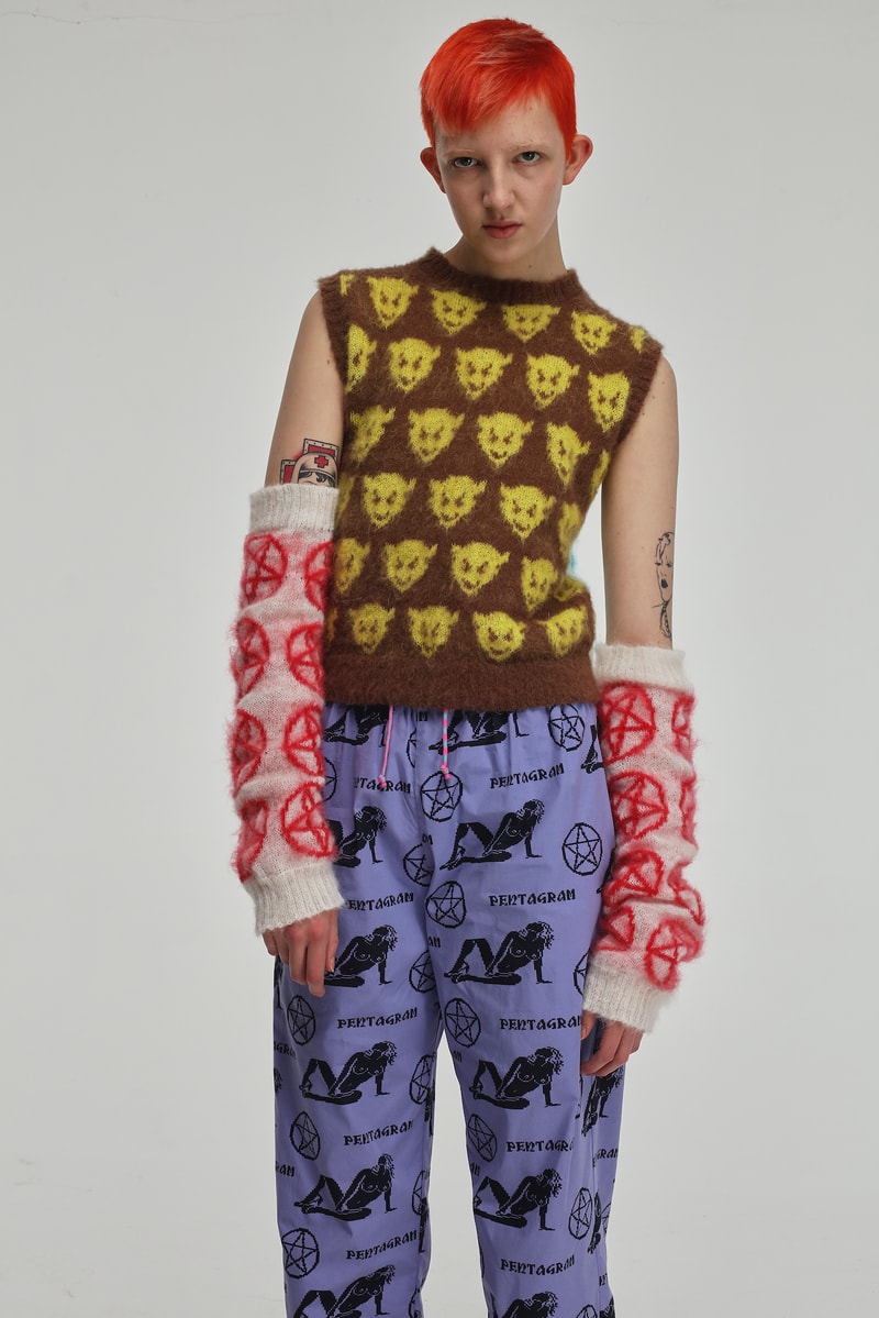 Ashley Williams Spring/Summer 2021 Lookbook Collection Prints Britannia Sex Purell Print COVID-19