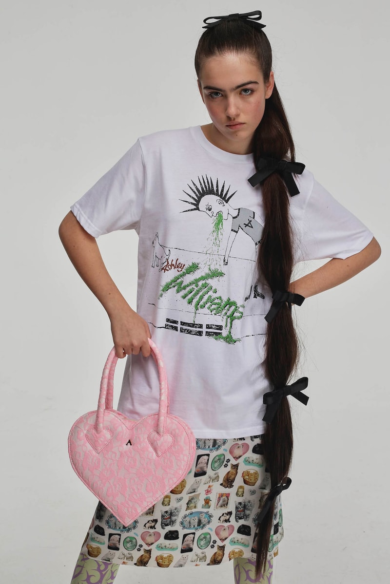 Ashley Williams Spring/Summer 2021 Lookbook Collection Prints Britannia Sex Purell Print COVID-19