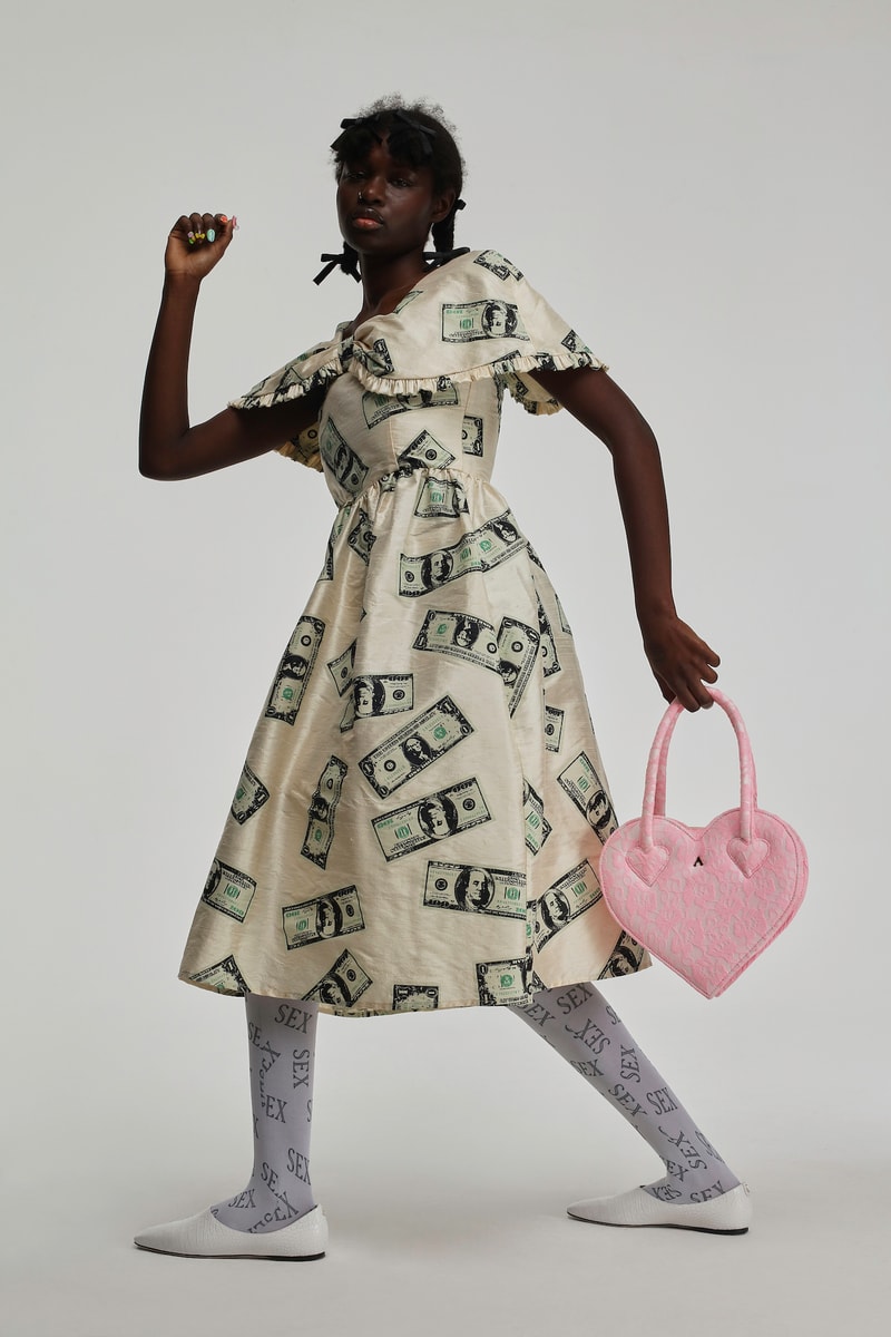 Ashley Williams Spring/Summer 2021 Lookbook Collection Prints Britannia Sex Purell Print COVID-19