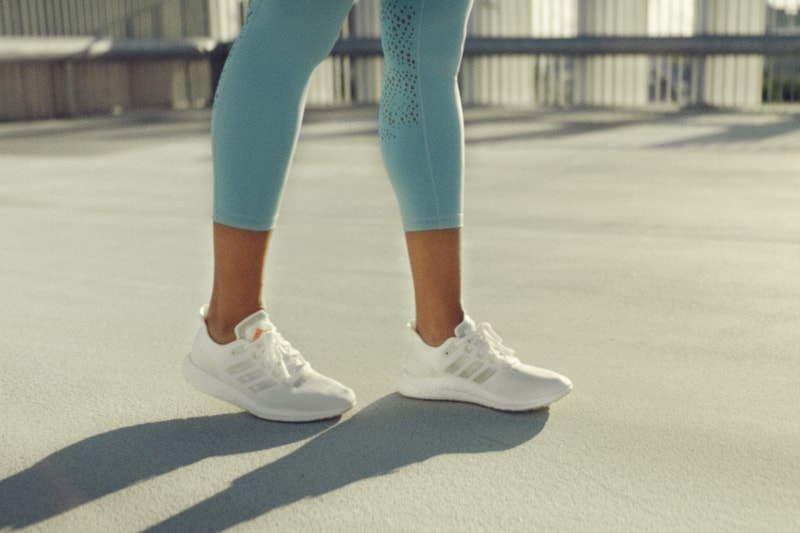 adidas ultraboost dna loop made to be remade sneakers sustainable recyclable white colorway orange footwear sneakerhead