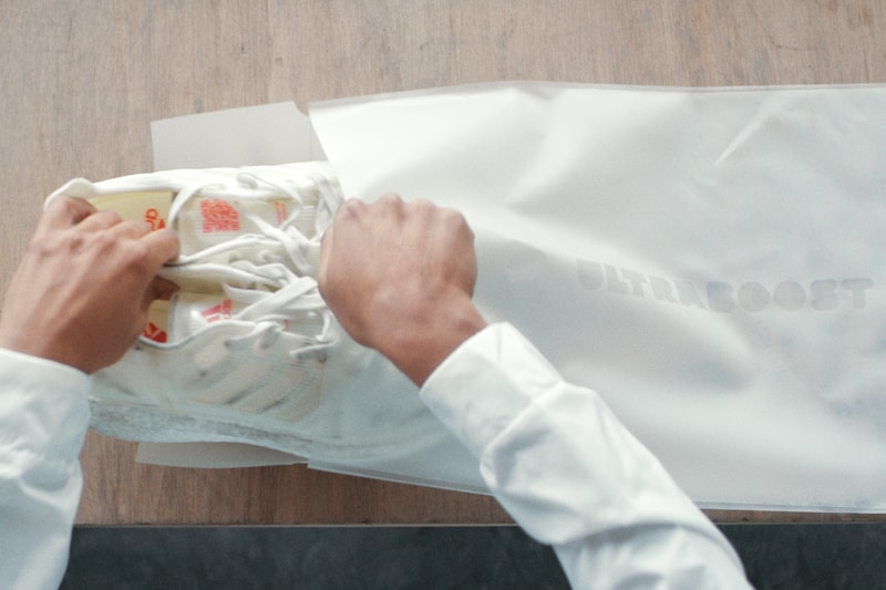 adidas ultraboost dna loop made to be remade sneakers sustainable recyclable white colorway orange footwear sneakerhead