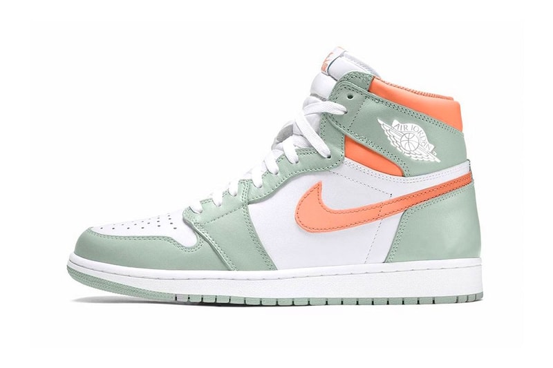 nike air jordan 1 high aj1 seafoam healing orange pastel green coral sneakers release info