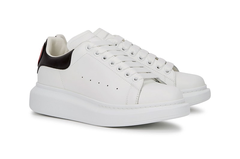 alexander mcqueen larry heart red suede womens sneakers price release