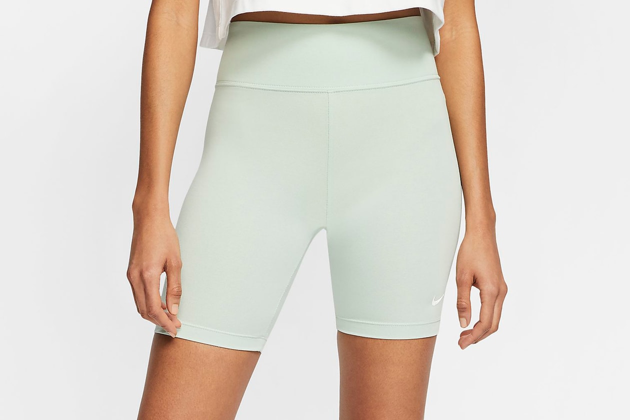 best bike cycling shorts affordable high end nike fendi girlfriend collective pastel blue green white silver activewear sportswear 