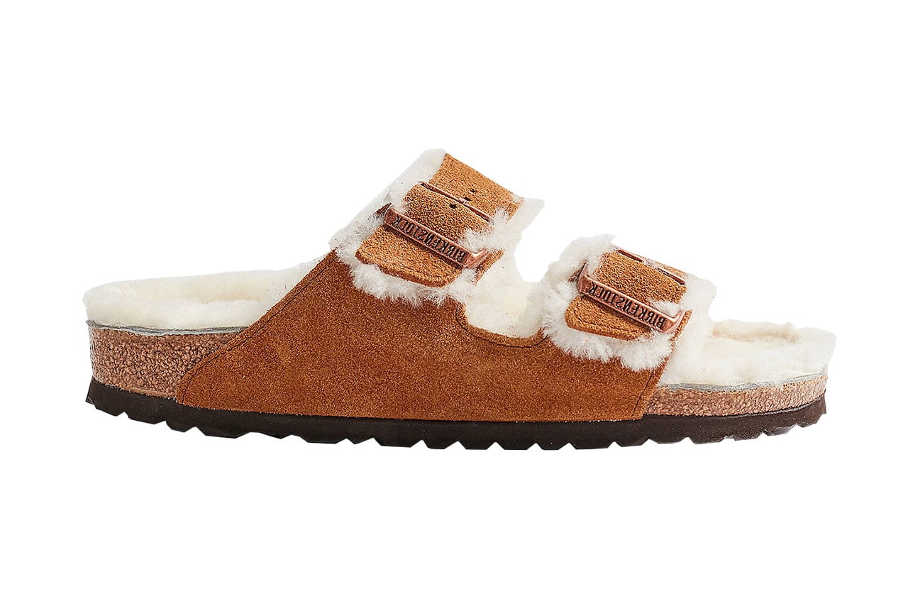 Shearling Slides Furry Sandals
