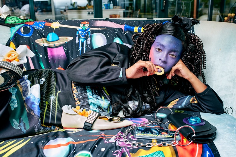 BIMBA Y LOLA's 'The Cosmic World of Kelsey Lu' AW20 Collection Boots Snakeskin Bags