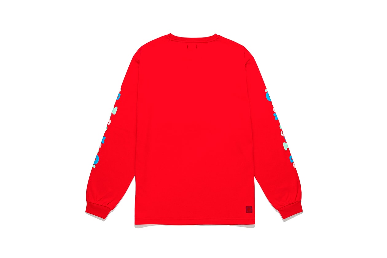 clot emotionally unavailable crazysexycool collaboration tee red black white long sleeve