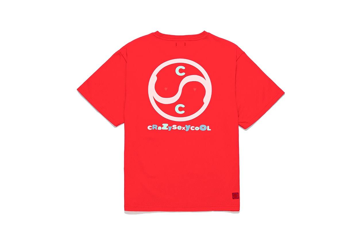clot emotionally unavailable crazysexycool collaboration tee red black white long sleeve