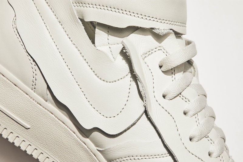 comme des garcons nike air force 1 mid cdg af1 white black sneakers price release