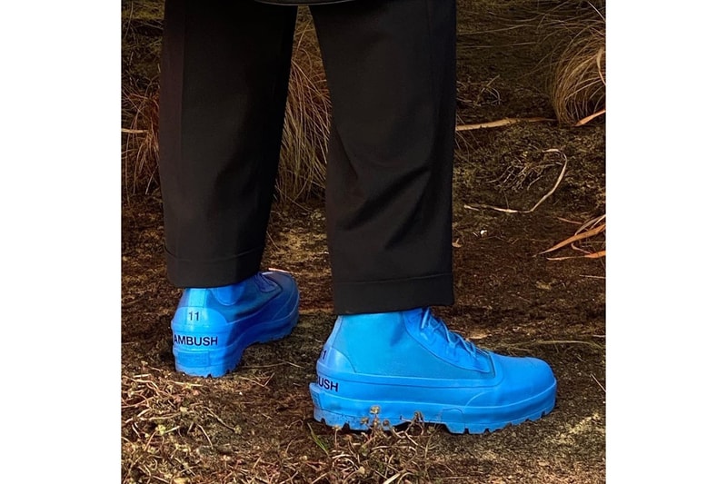 converse ambush collaboration season 2 chuck rubber boots blue