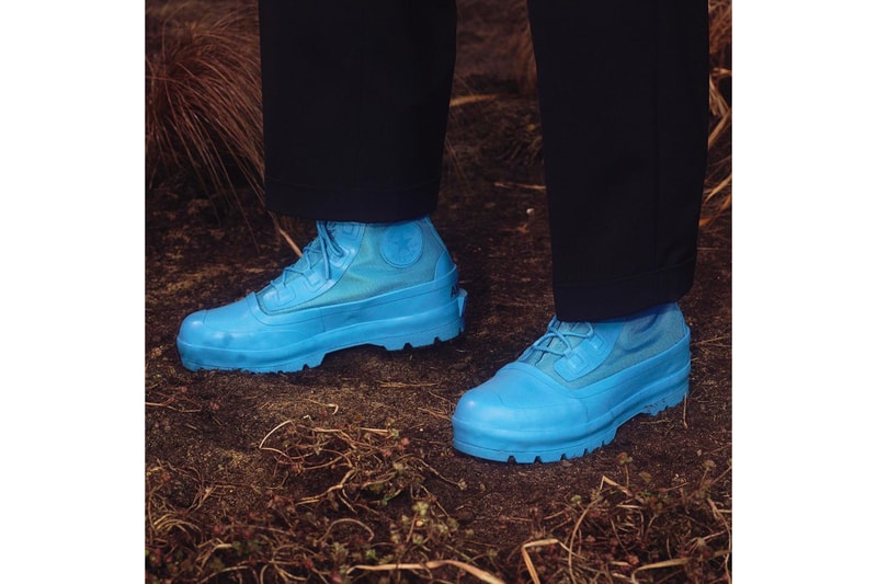converse ambush collaboration season 2 chuck rubber boots blue