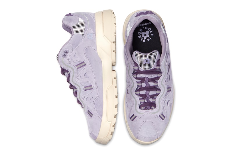 golf le fleur converse gianno ox tyler the creator suede lavender gray evergreen collaboration sneakers price release