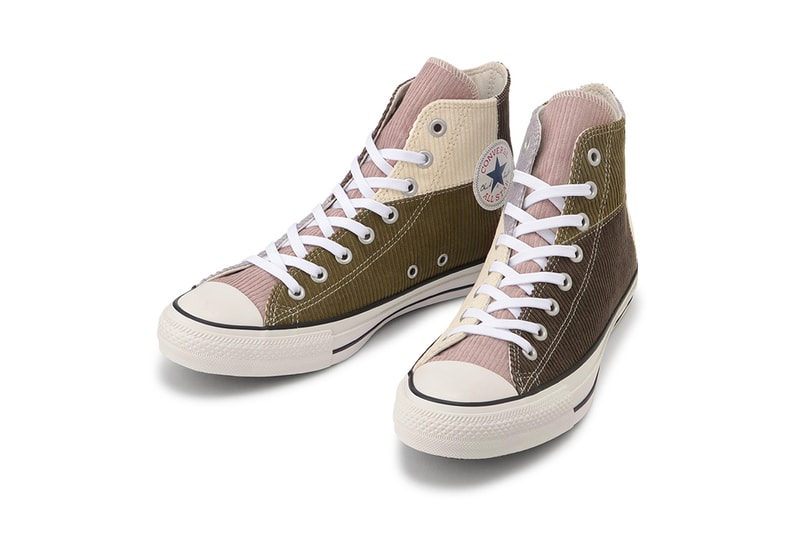 converse japan chuck taylor all star hi corduroy gray brown fall sneakers price release