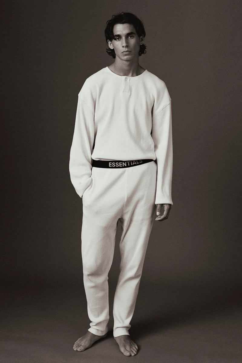 fear of god essentials fall collection loungewear outerwear sweatshirt denim jackets lookbook