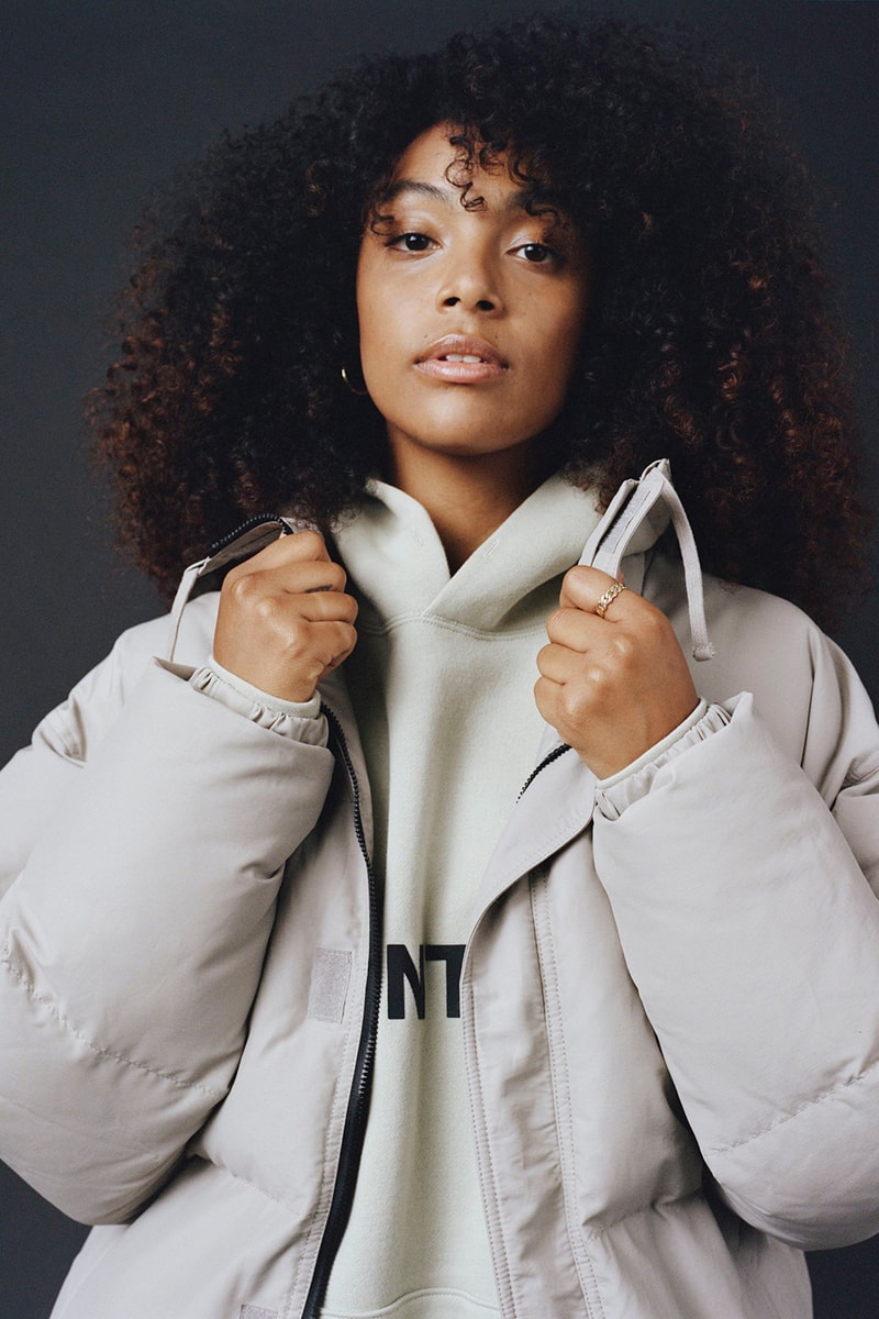 fear of god essentials fall collection loungewear outerwear sweatshirt denim jackets lookbook