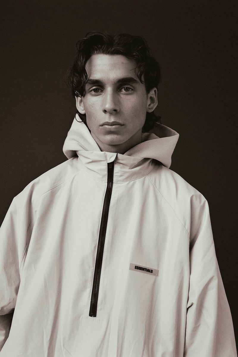 fear of god essentials fall collection loungewear outerwear sweatshirt denim jackets lookbook